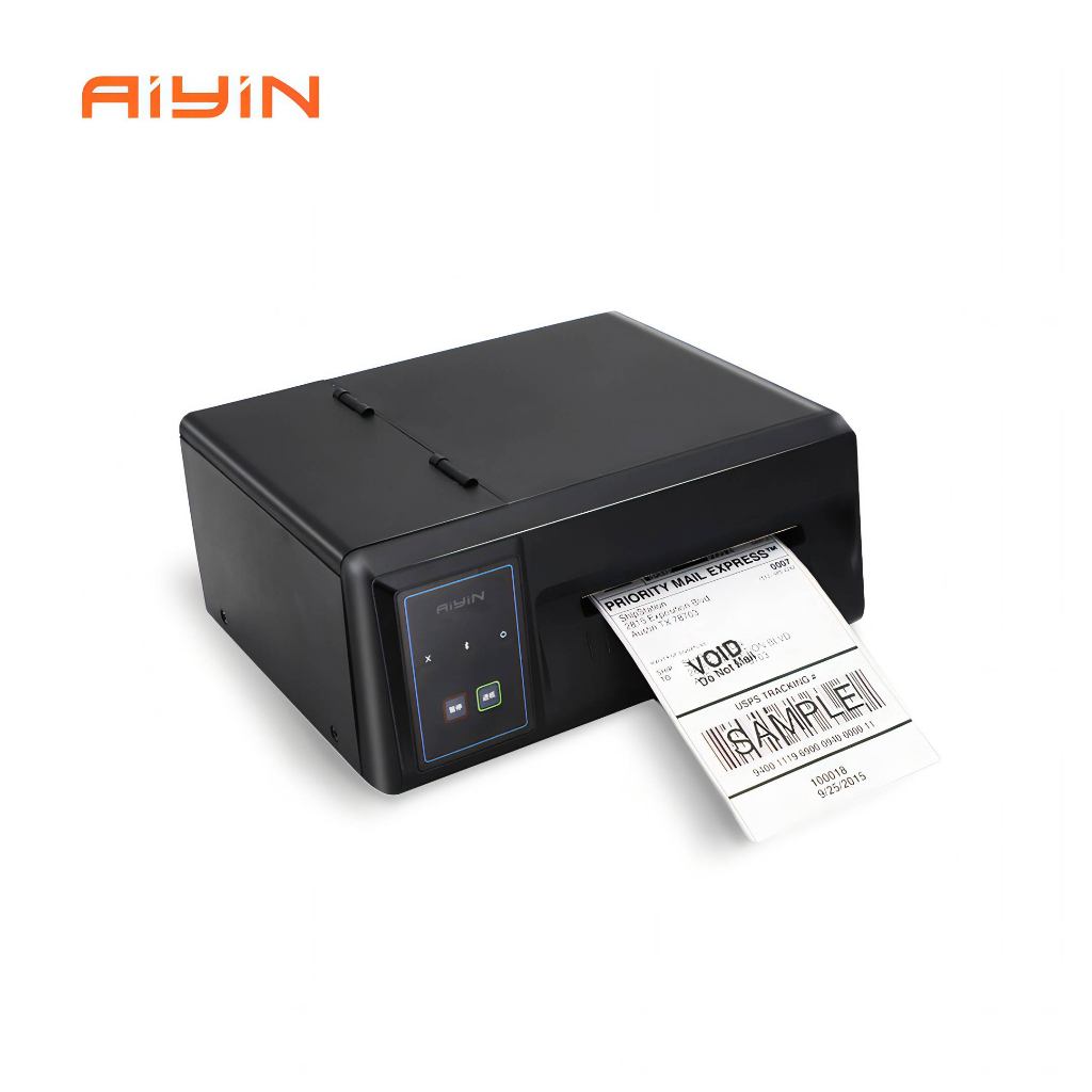 AiYin ID240 Printer Resi Pengiriman 110mm Online Shop Industrial Grade Thermal Sticker Label Printer