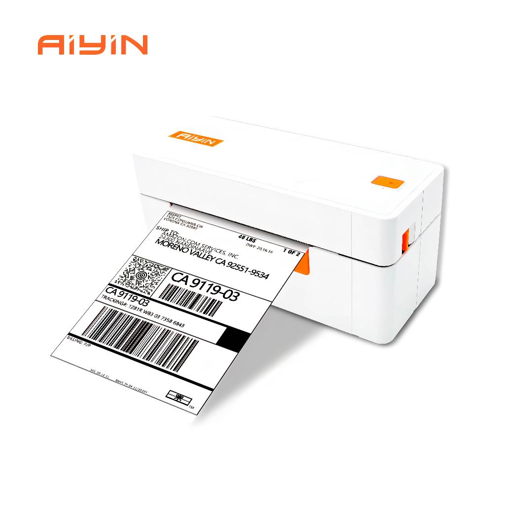 AiYin A81 Pro Printer Resi Pengiriman 110mm Online Shop 4 Inch Desktop Thermal Sticker Label Printer
