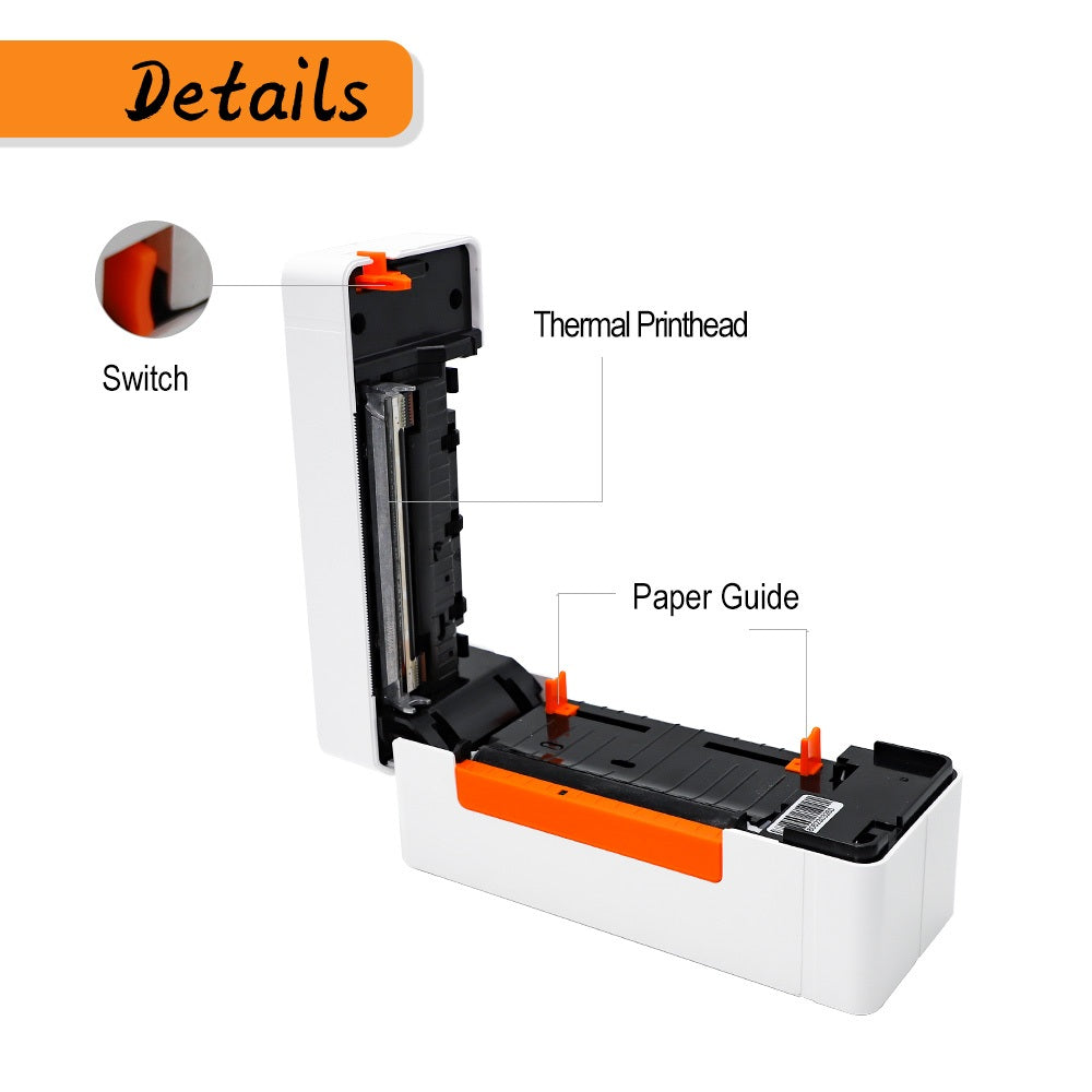 AiYin A81 Pro Printer Resi Pengiriman 110mm Online Shop 4 Inch Desktop Thermal Sticker Label Printer