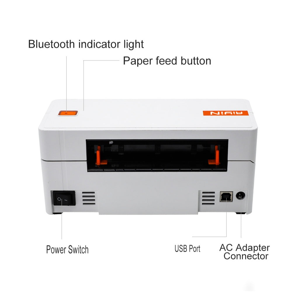 AiYin A81 Pro Printer Resi Pengiriman 110mm Online Shop 4 Inch Desktop Thermal Sticker Label Printer