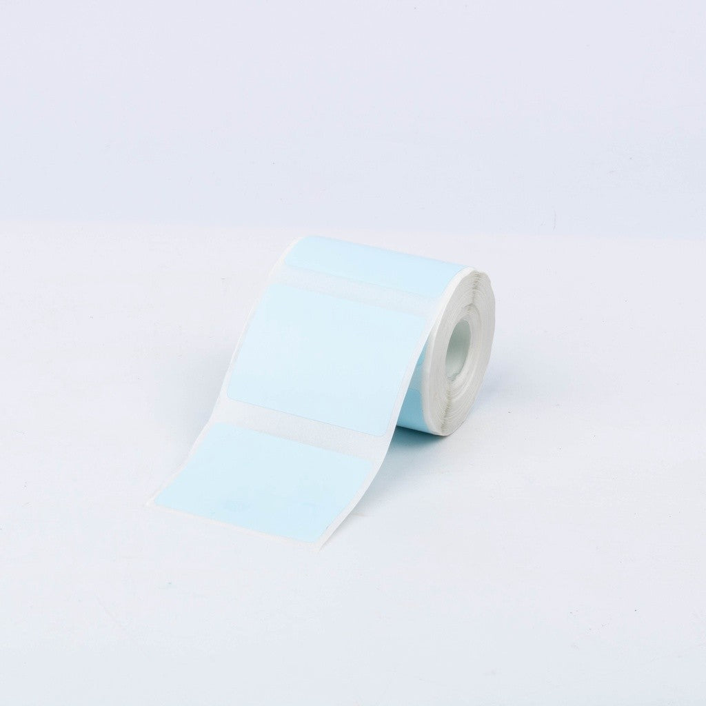 AiYin Thermal Paper 40mm x 30mm 230pcs/Roll Blue Label Sticker Paper for AiYin ID240 AD240 E40 A81