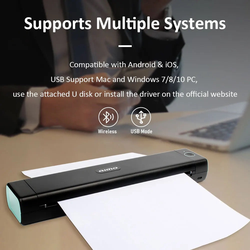 AIMO Thermal Paper A4 M08E/Tattoo Paper Compatible with AIMO M08F Printer