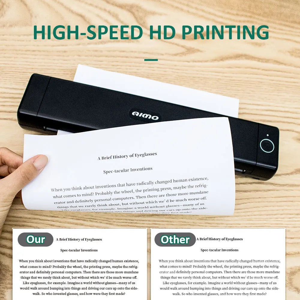 AIMO Thermal Paper A4 M08E/Tattoo Paper Compatible with AIMO M08F Printer