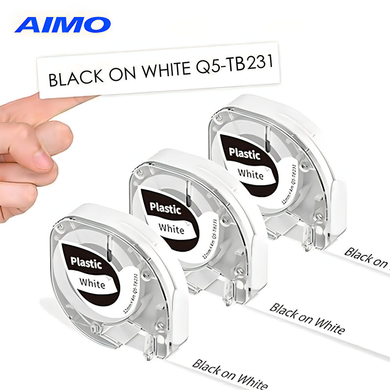 AIMO Sticker Thermal Paper for P12 Pro Label Tape Refill 12mm x 4mm (1/2" x 13')
