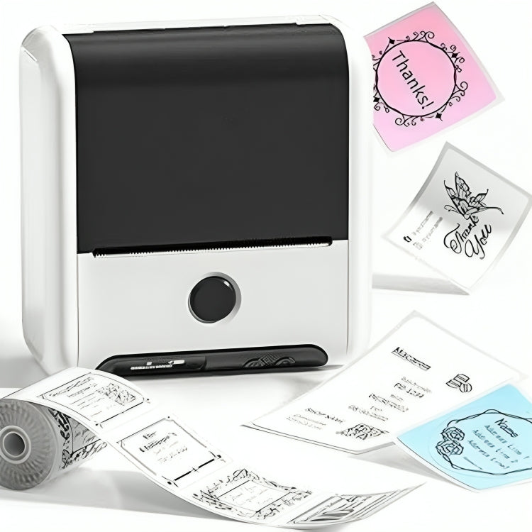 AIMO M200 Label Thermal Printer QR Code Barcode Portable Bluetooth Printer Label Inkless Tanpa Tinta