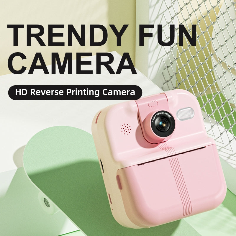 AIMO P02 Printing Photo Machine Printer Foto Mirip Polaroid Printer Foto Kertas Thermal Hitam Putih