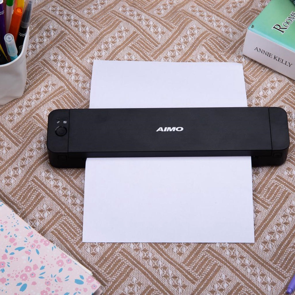AIMO P832 Portable Thermal Printer A4/A5/B5/Letter HVS Compact Bisnis Printer Inkless Tanpa Tinta