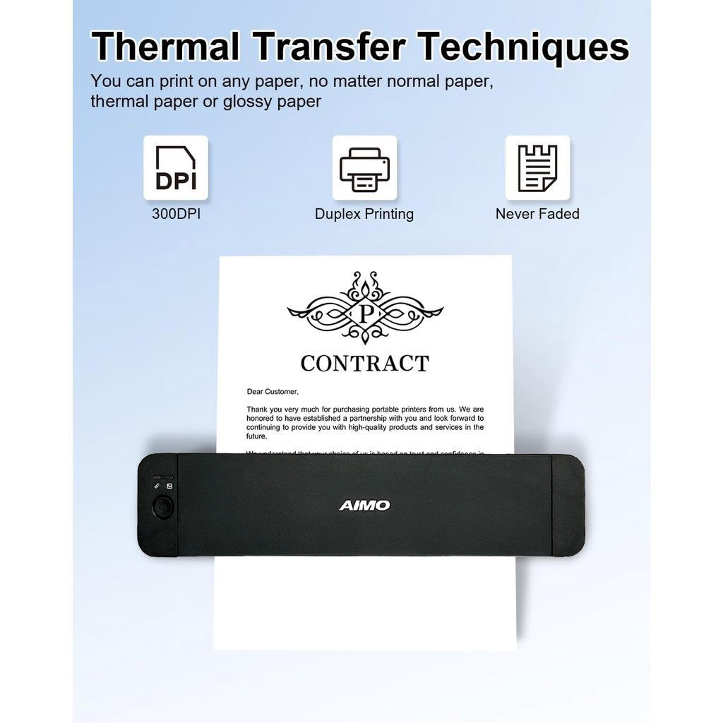 AIMO Refill P832 Thermal Transfer Ribbon Exclusive for AIMO P832 Portable Printer Refill Bukan Printer